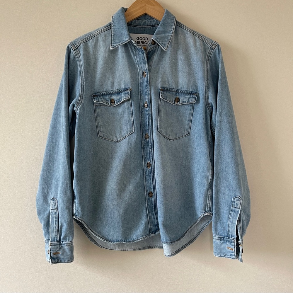 ZARA Good American Collection Edition 2022 Denim Shirt